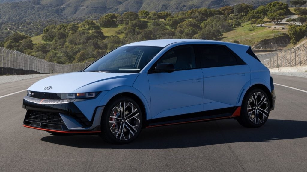 Front side view of a parked 2025 IONIQ 5 N