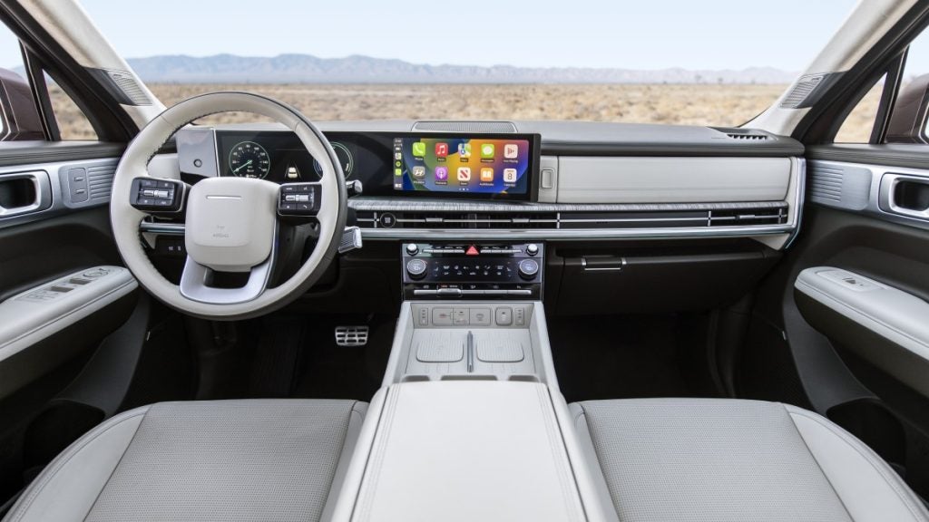 2025 Hyundai Santa Fe Hybrid Interior Front Dash Tech View