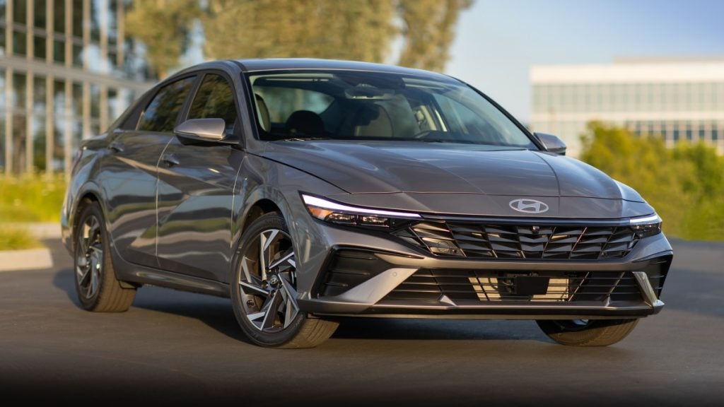 2024 Hyundai Elantra parked on a city street