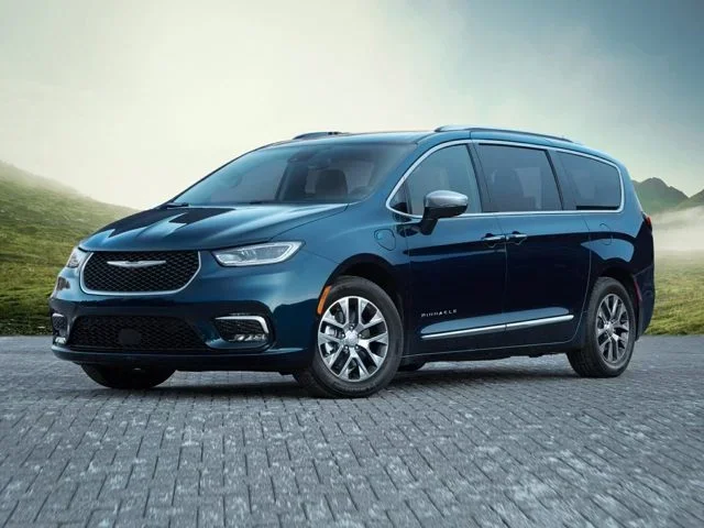 A Chrysler Pacifica parked outside