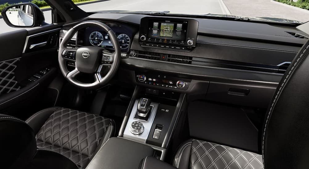 Black dash in a 2026 Nissan Rogue.