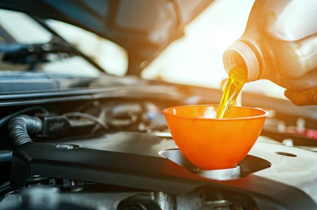 Oil change.