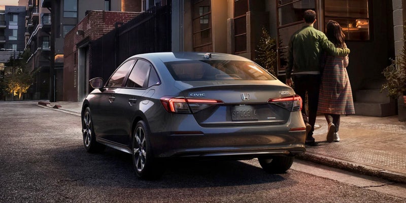 A 2025 Honda Civic Hybrid available at Honda of New Rochelle in New Rochelle, NY.