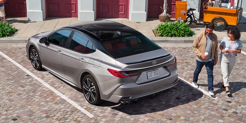 A 2025 Toyota Camry parked on the street.
