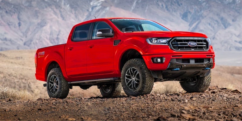 A bright red 2023 Ford Ranger near Lancaster, OH