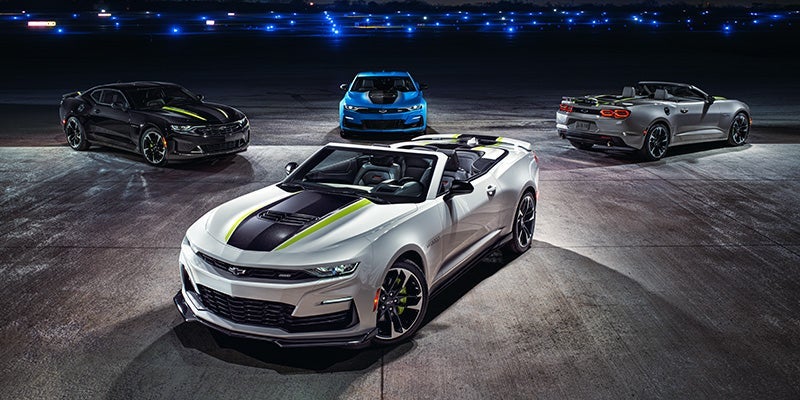Four Models of the 2023 Chevrolet Camaro near Deactur, AL 