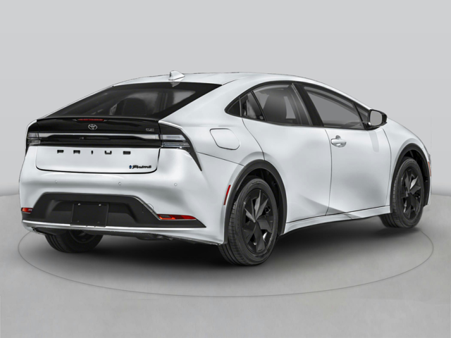 A white Toyota Prius