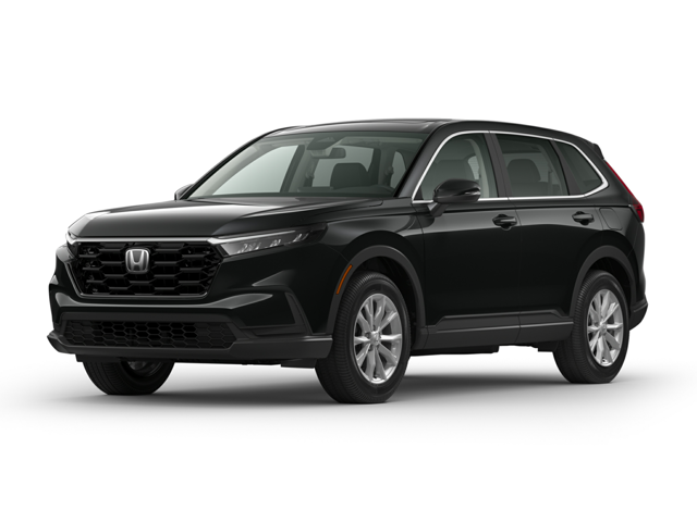 A black Honda CR-V
