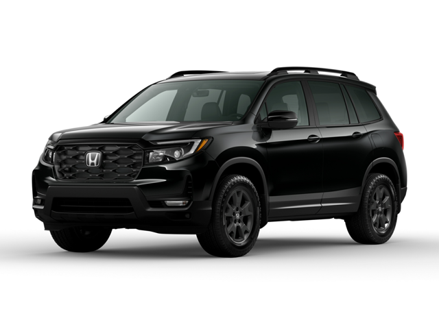 A black Honda Passport
