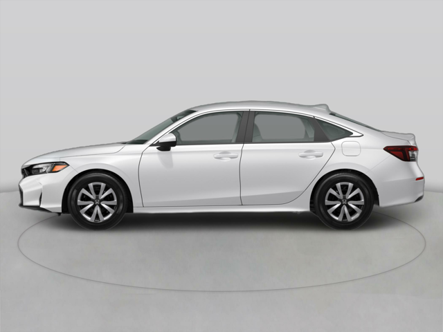 A white Honda sedan
