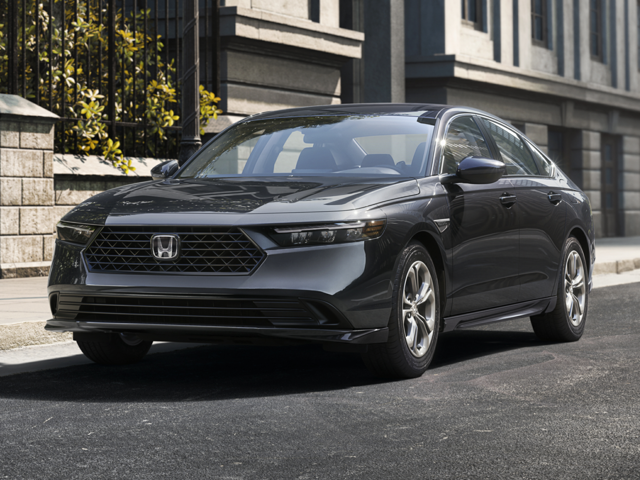 A silver Honda sedan
