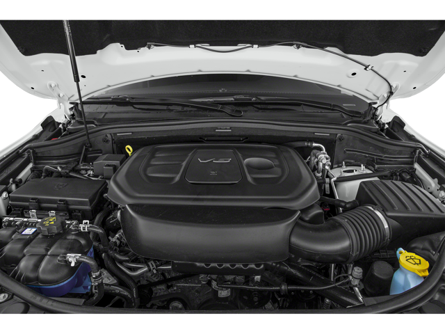 Close view of the engine under the hood of a Dodge Durango | Dodge service in Hampton, VA | Banister CDJR Hampton