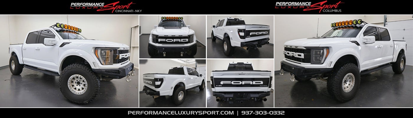 2022 Ford F-150 Raptor with custom aftermarket upgrades exterior view