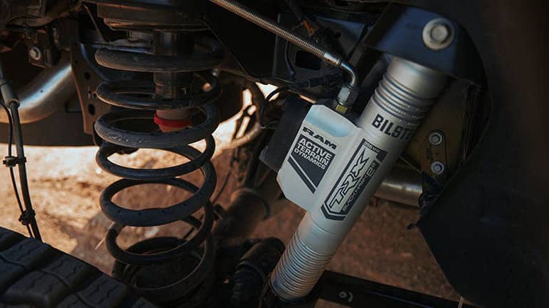 2023 RAM 1500 TRX is equipped with all-new Bilstein Black Hawk e2 shock system