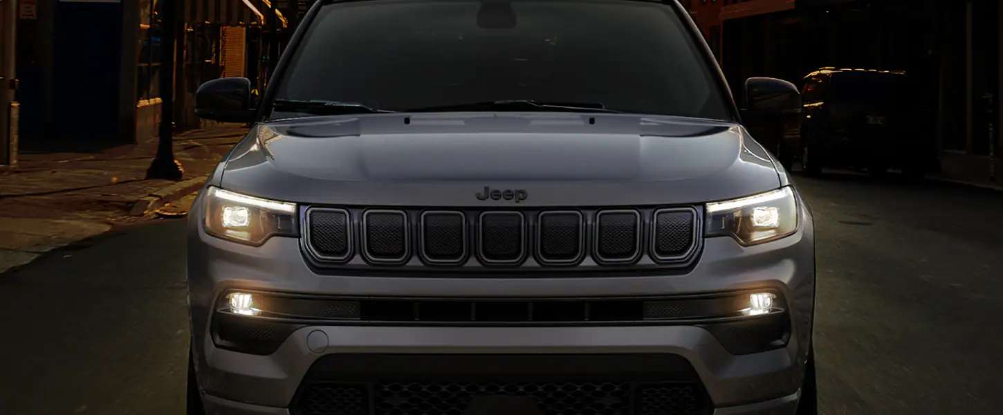 2023 Jeep Compass available LED HEADLAMPS AND FOG LAMPS