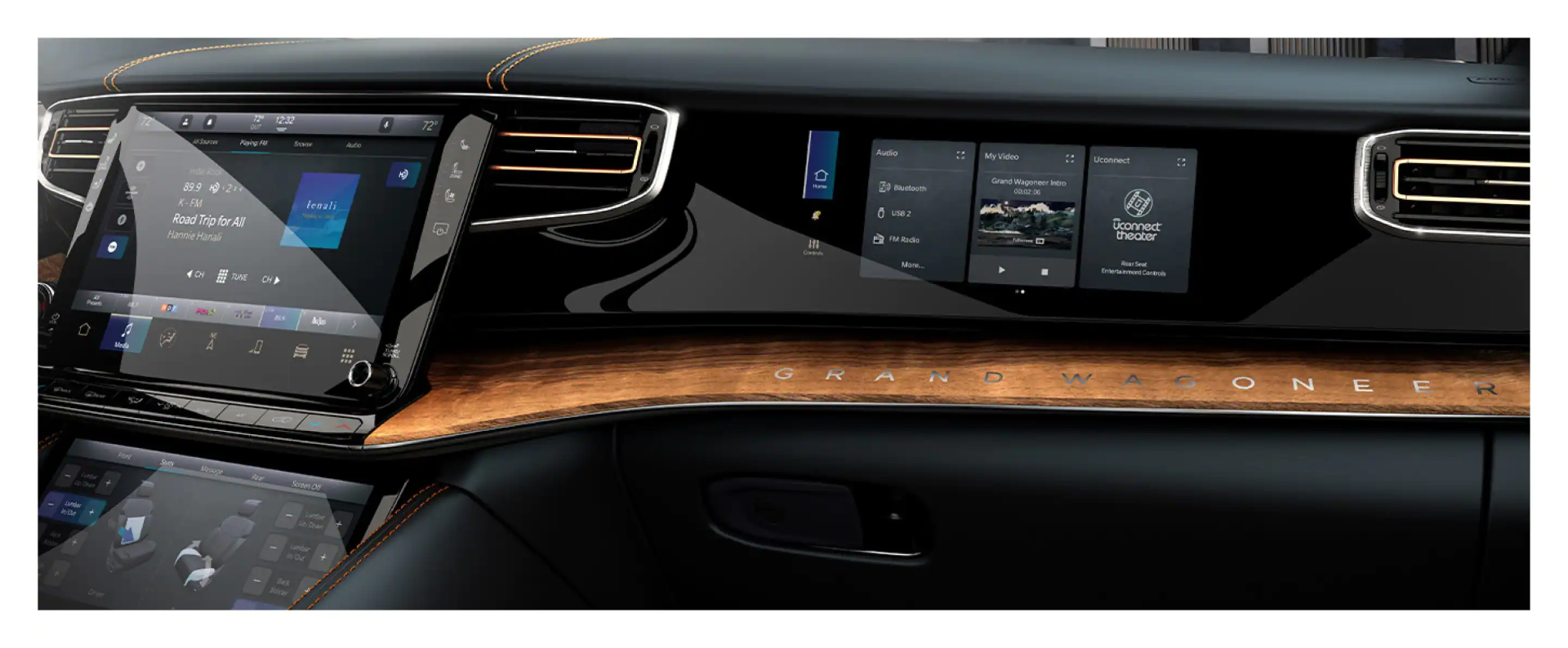 2023 Jeep Wagoneer available Hand-Treated Materials