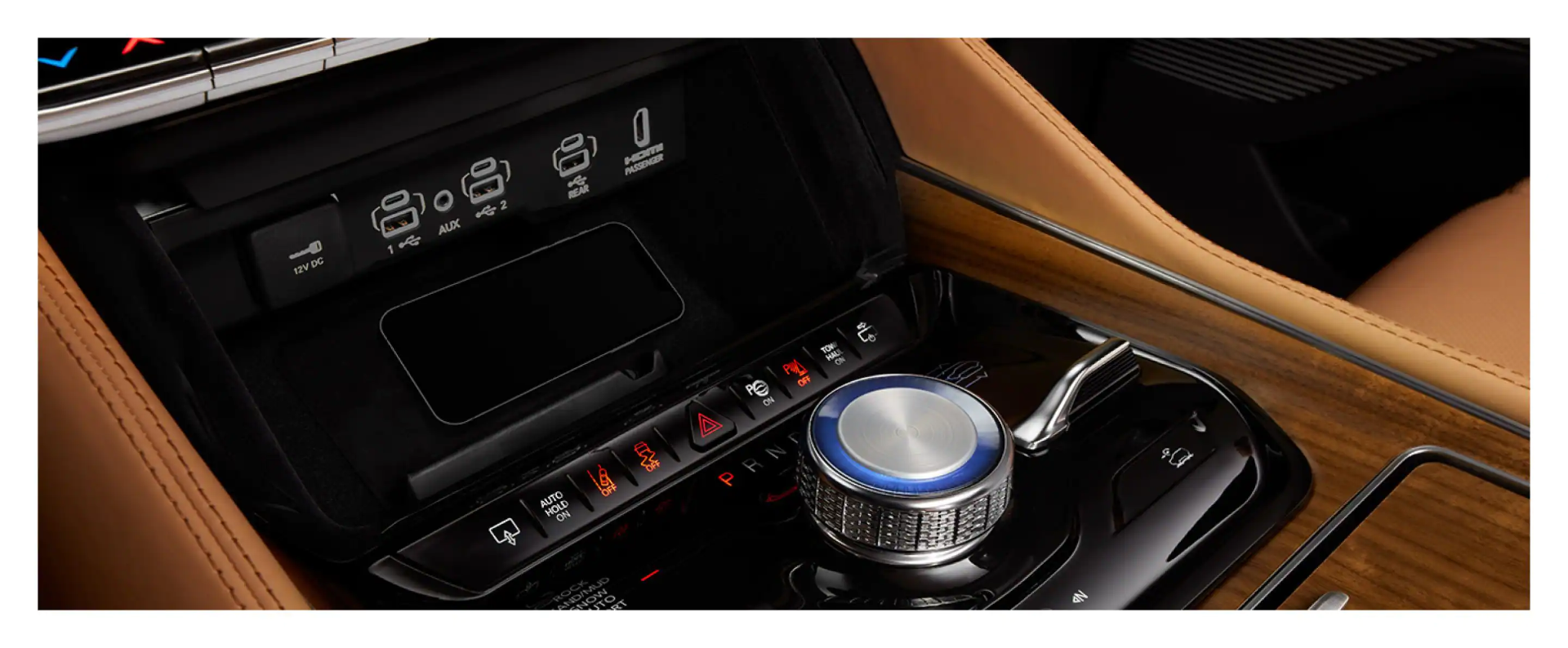 2023 Jeep Grand Wagoneer available charging pad