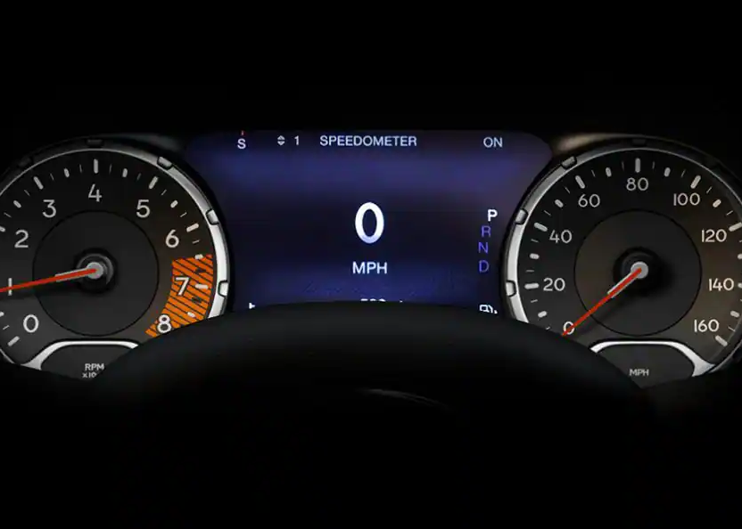 2023 Jeep Renegade available 7 inch driver information cluster