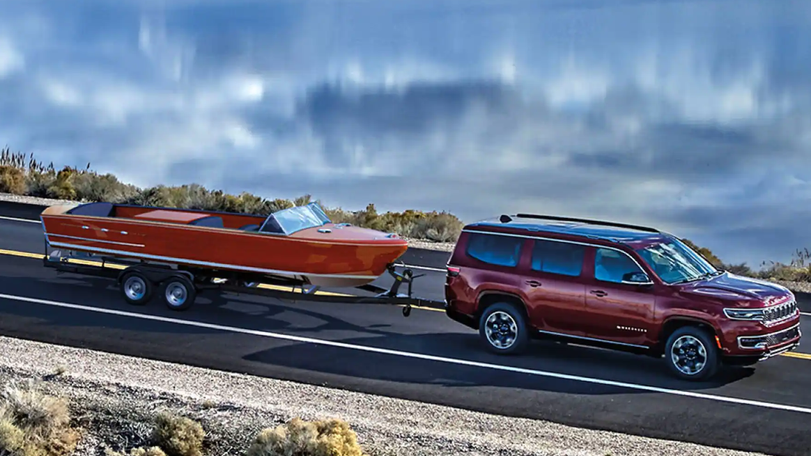 2023 Jeep Wagoneer Maximum Towing Capacity up to 10,000 Pounds