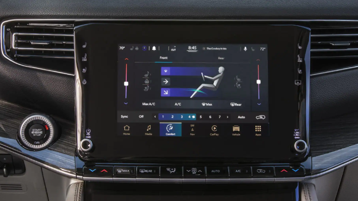 2023 Jeep Wagoneer three-Zone Automatic Climate Control