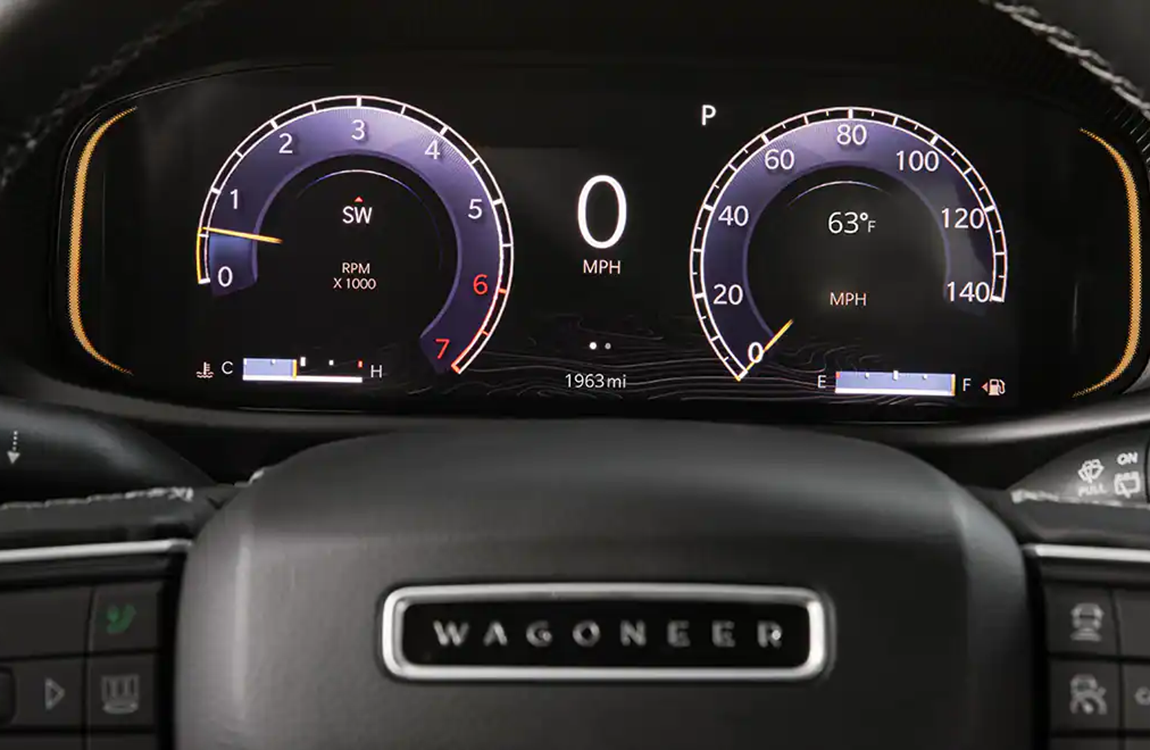 2023 Jeep Wagoneer available Driver Information Digital Cluster