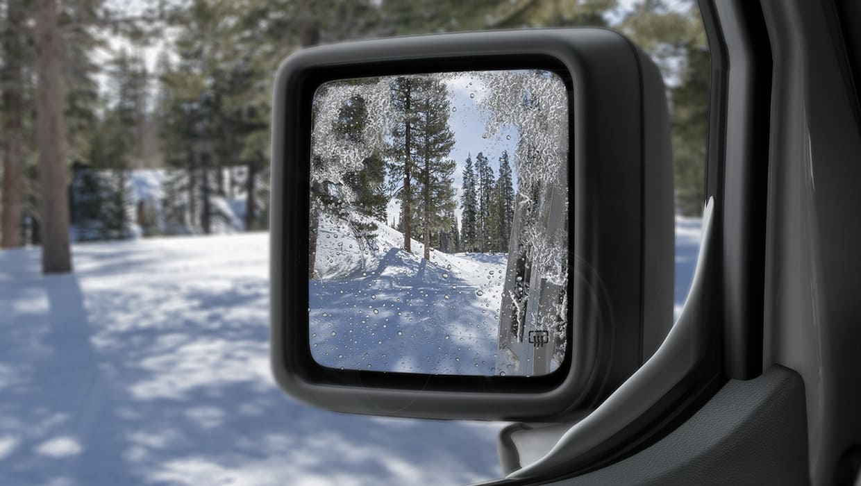 2023 Jeep Wrangler available heated exterior mirrors