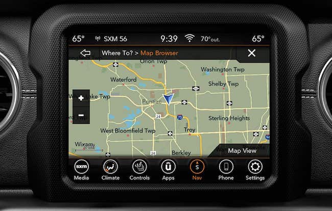 2023 Jeep Wrangler available uconnect 4c nav