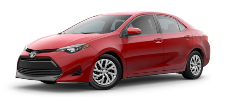 2019 Toyota Corolla in Barcelona Red Metallic