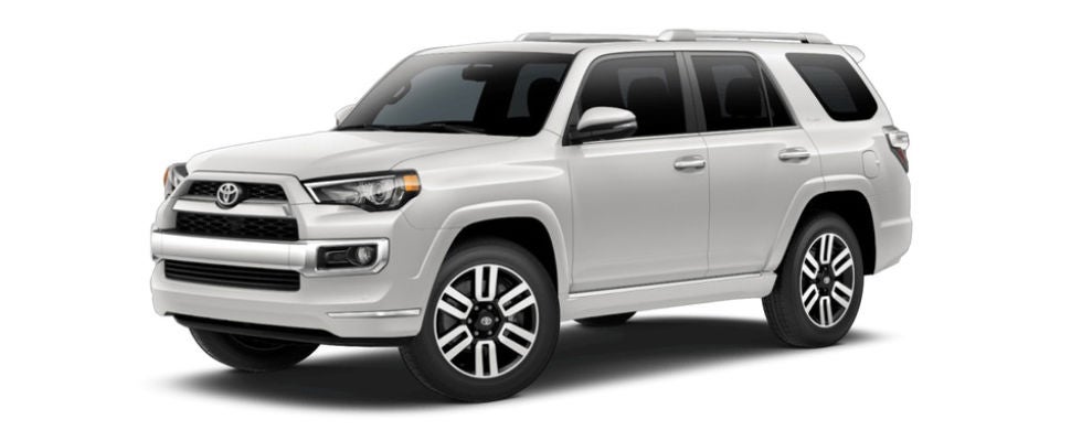 Blizzard Pearl 2018 Toyota 4Runner Exterior on White Background