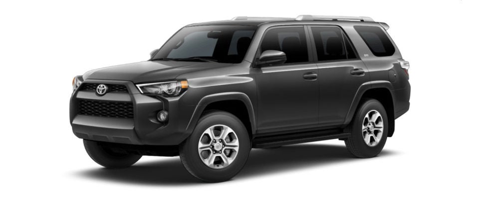 Magnetic Gray Metallic 2018 Toyota 4Runner Exterior on White Background