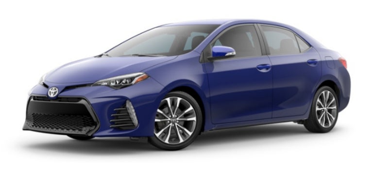 2019 Toyota Corolla in Blue Crush Metallic