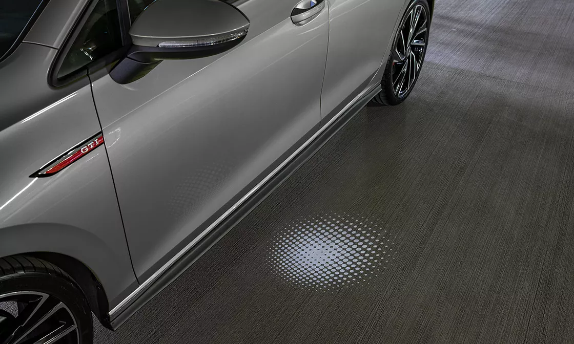 2023 VW Golf GTI LED Puddle Lighting