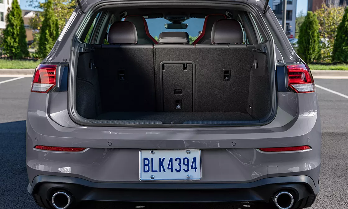 2023 VW Golf GTI up to 19.9 cubic feet cargo space