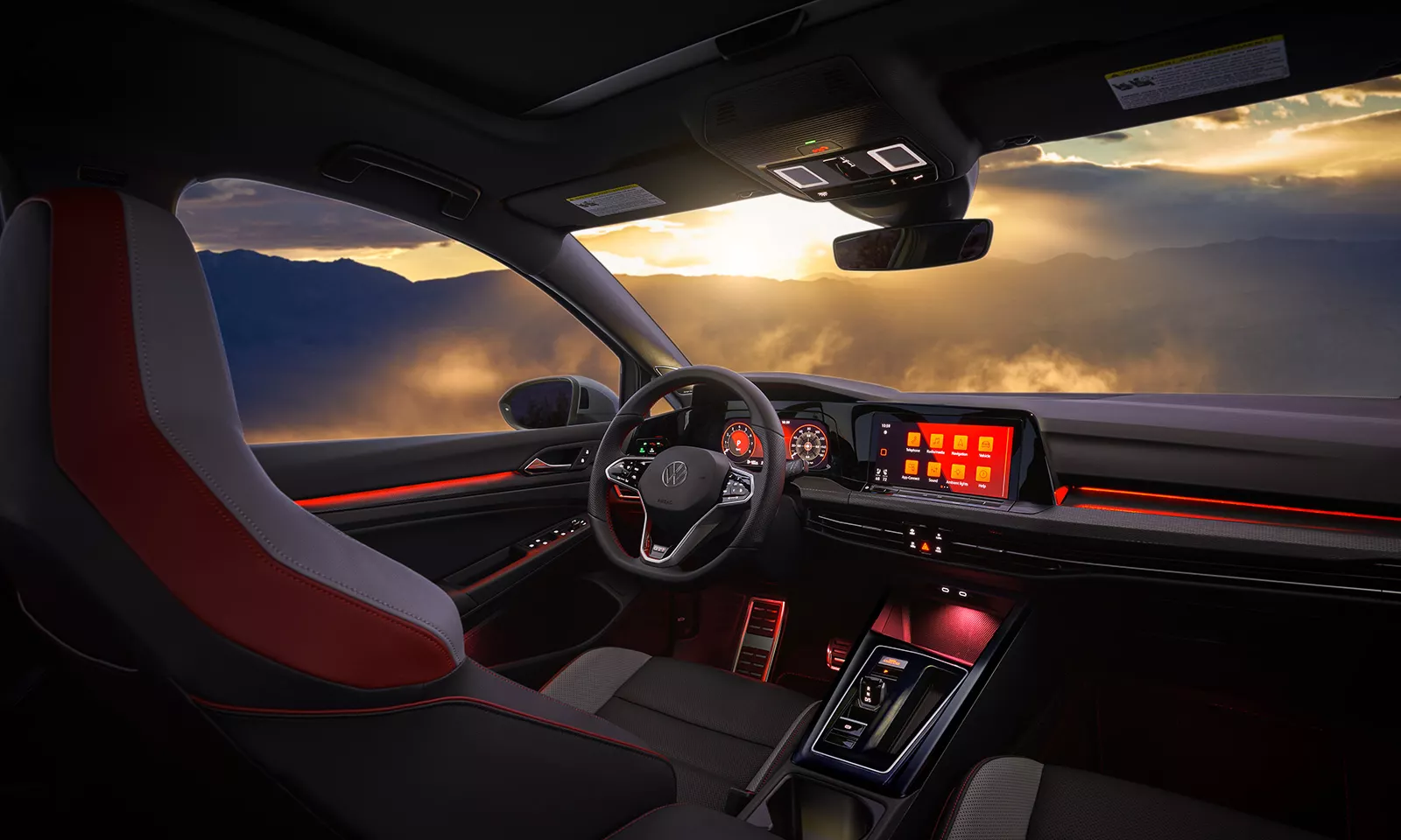 2023 VW Golf GTI ambient lighting