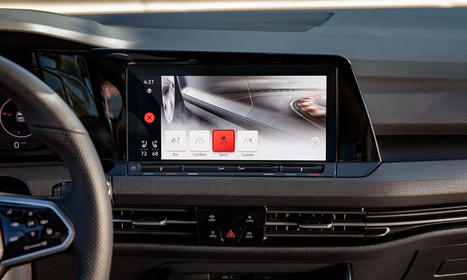 2023 VW Golf GTI driving mode selection