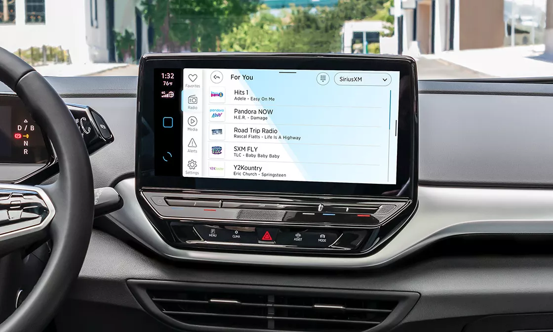 2023 VW ID.4 Sirius XM available on demand options