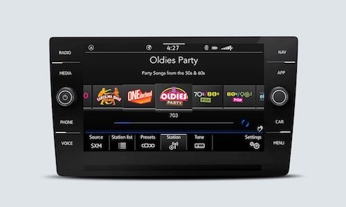 2023 VW Jetta Sirius XM with 360L touchscreen interface