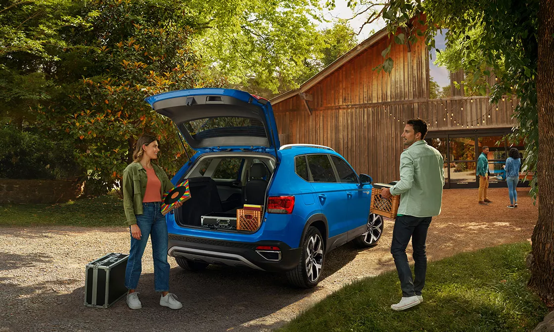 2023 VW Taos up to 73.4 cubic feet cargo space