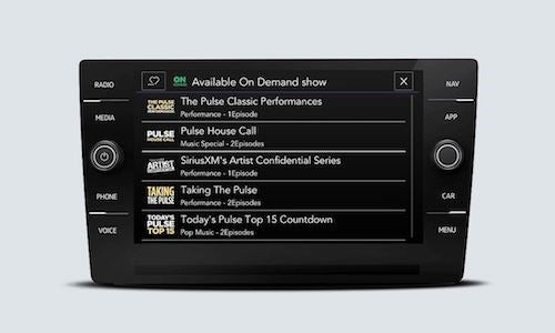 2023 VW Taos Sirius XM available on demand options