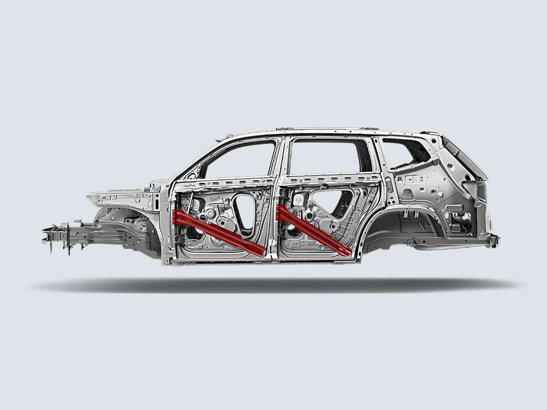 2023 VW Tiguan crash energy absorbtion