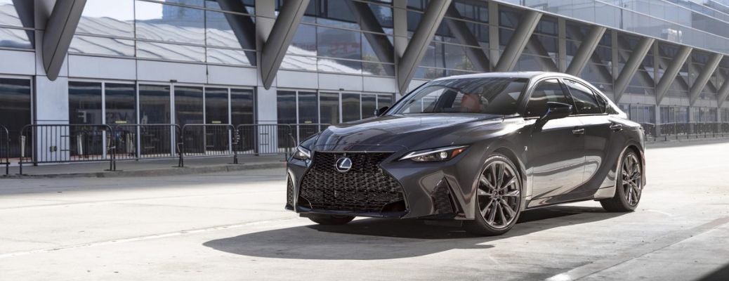 2022 Lexus IS on the road