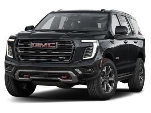 Front profile of a 2025 GMC Yukon.