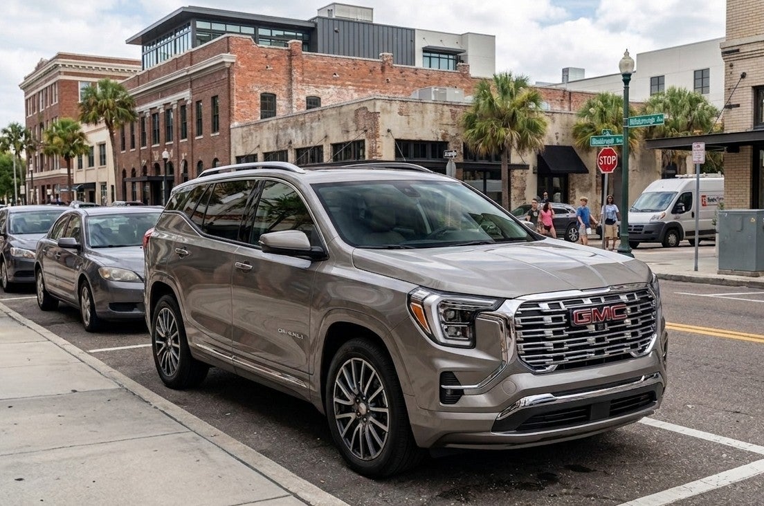 2026 GMC Terrain parked on a street in Tampa