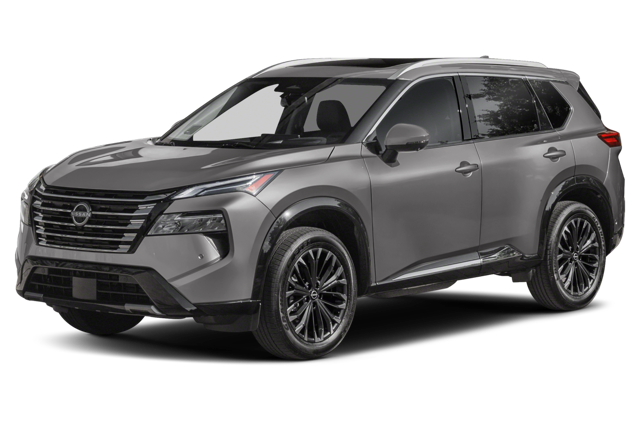 Front profile view of a gray 2024 Nissan Rogue | Nissan dealer in Norfolk, VA | Banister Nissan of Norfolk