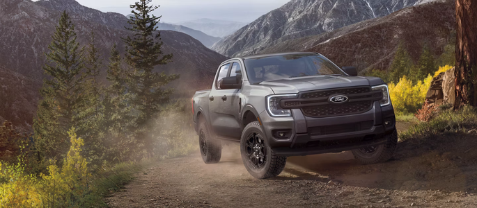2026 Ford Ranger exterior cinematic shot