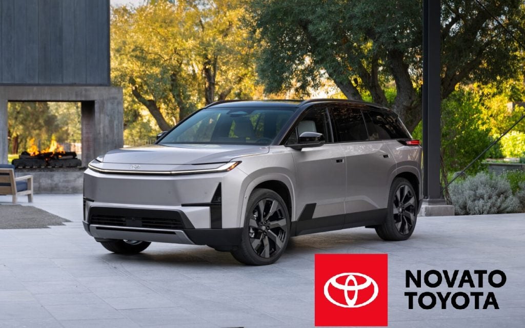 Sneak peek of the upcoming 2027 Toyota Highlander Limited BEV in two-tone Spellbound.