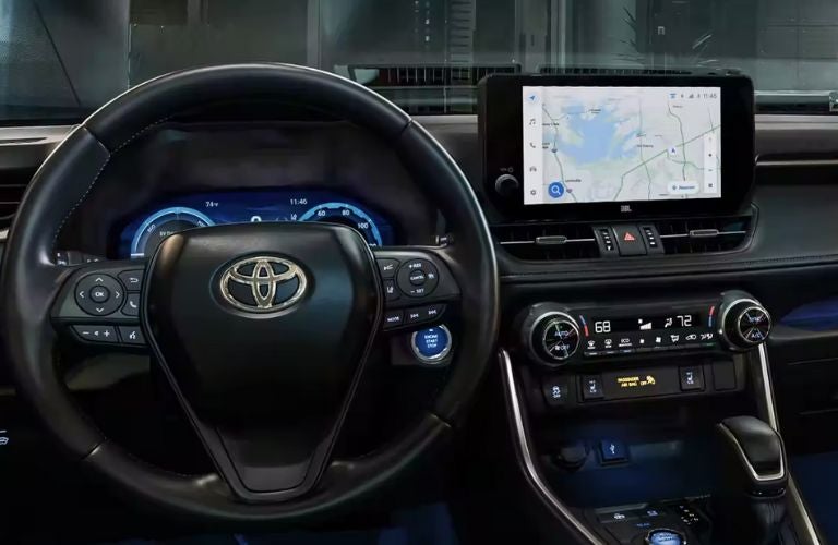 Interior of the 2023 Toyota RAV4