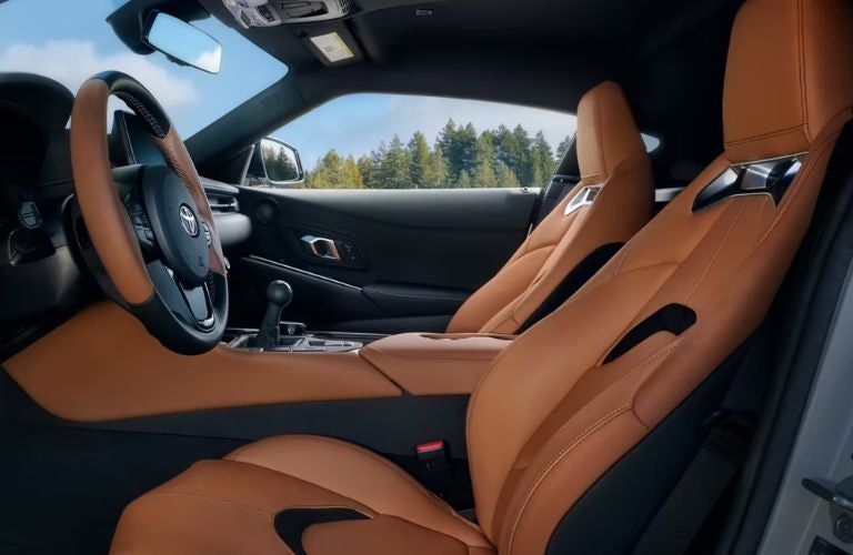 Interior of the 2023 GR Supra 