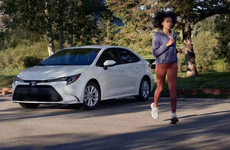 Exterior of the 2023 Toyota Corolla