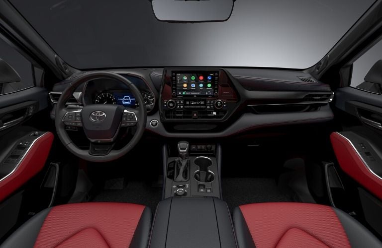 2021 Toyota Highlander XSE front seating area